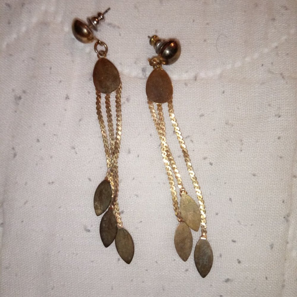 Vintage Metal Earrings Set